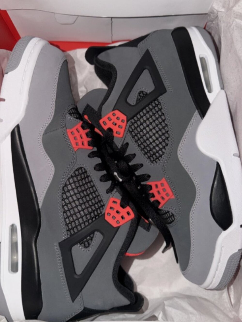 Nike Air Jordan 4 Retro Infrared Grey